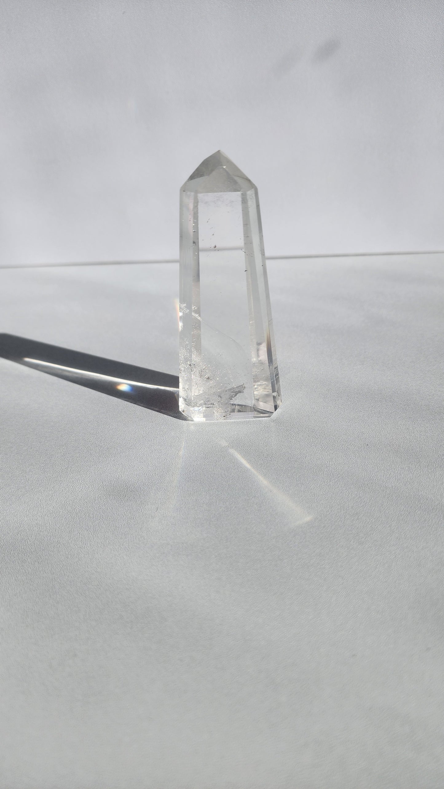 Clear Quartz Point - With Phantom