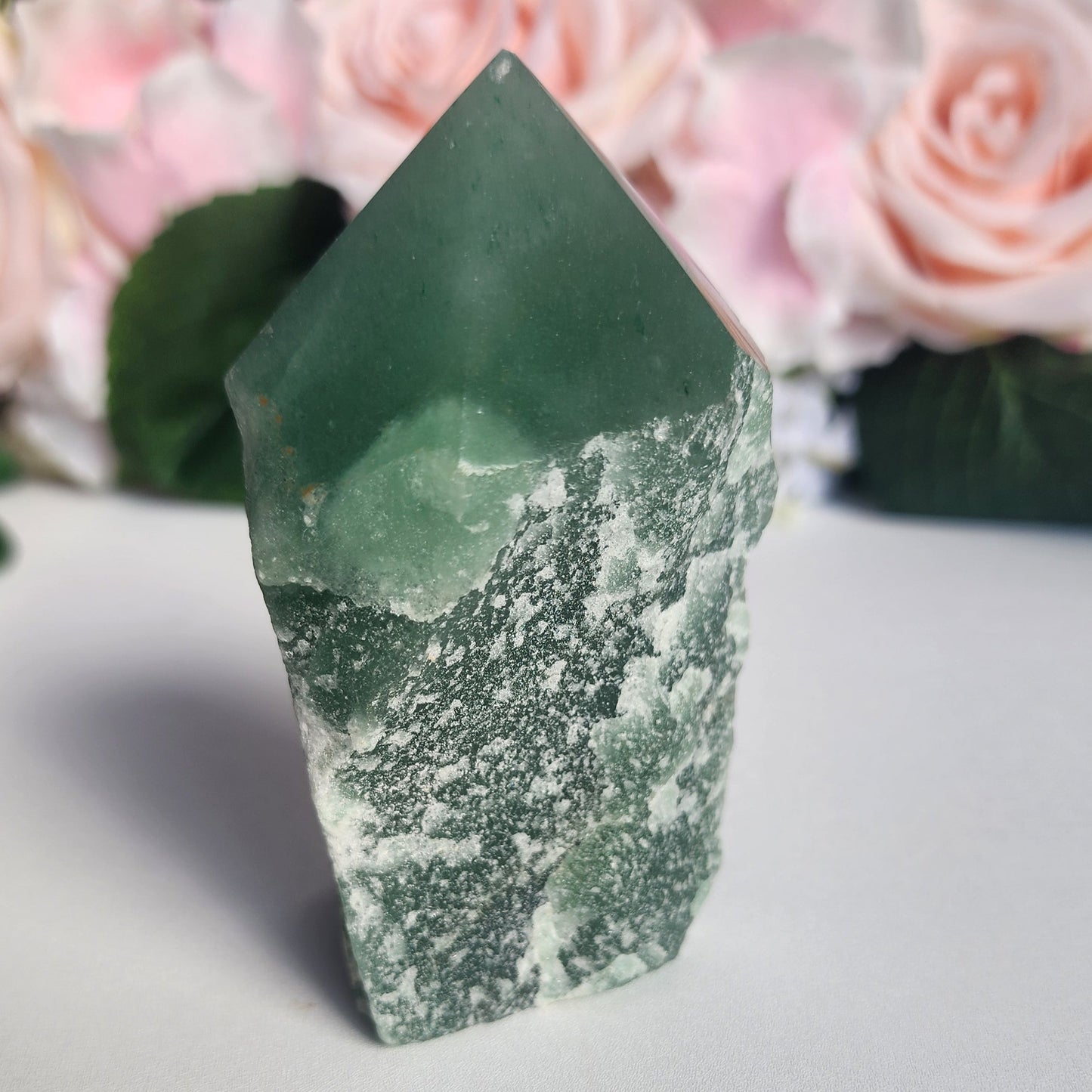Green Adventurine Crystal Point