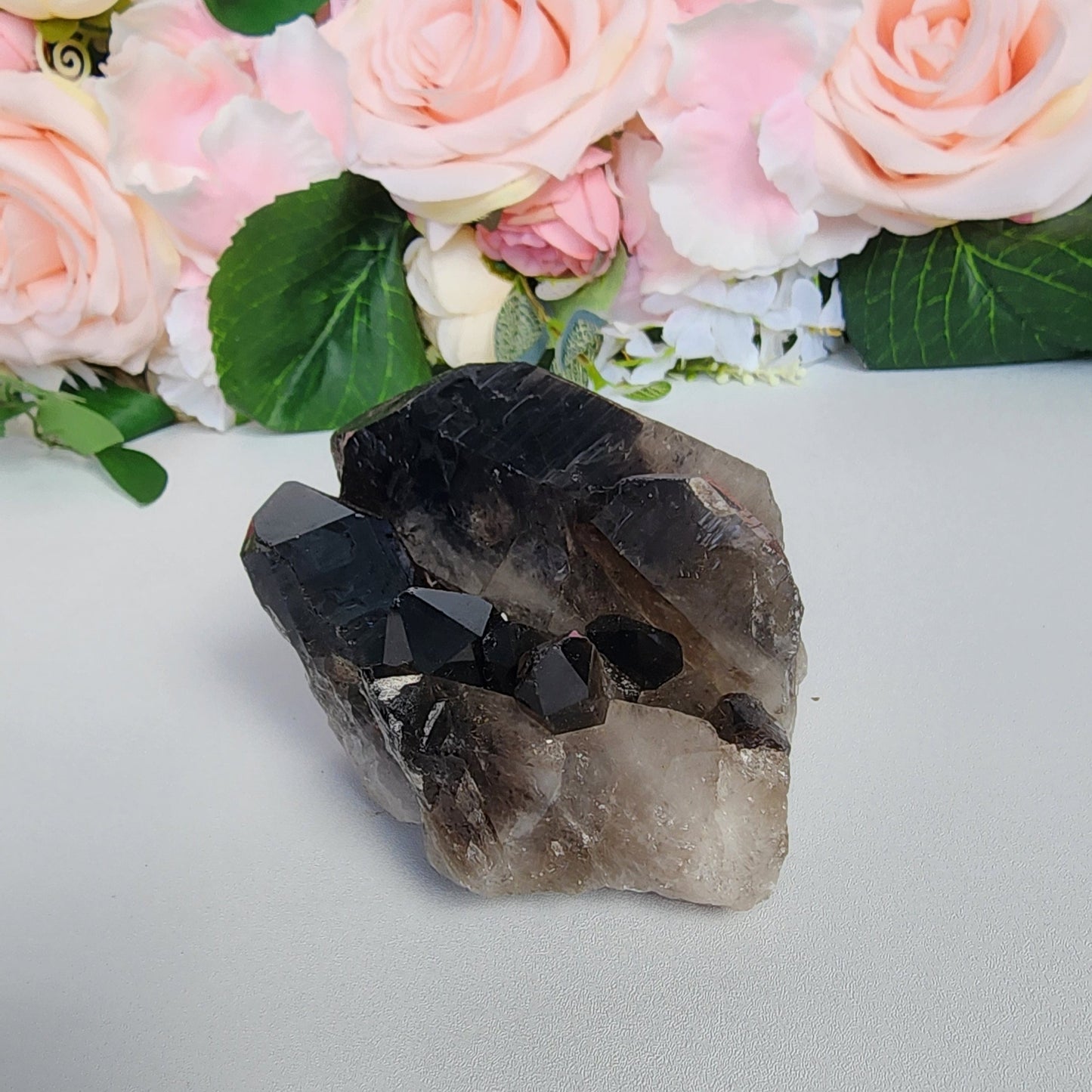 Smokey Quartz Cut Base Point