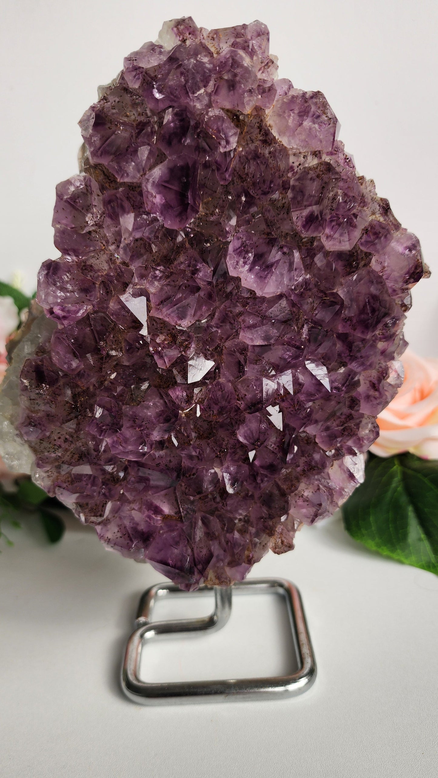 Amethyst Cluster Cut Base With Stand