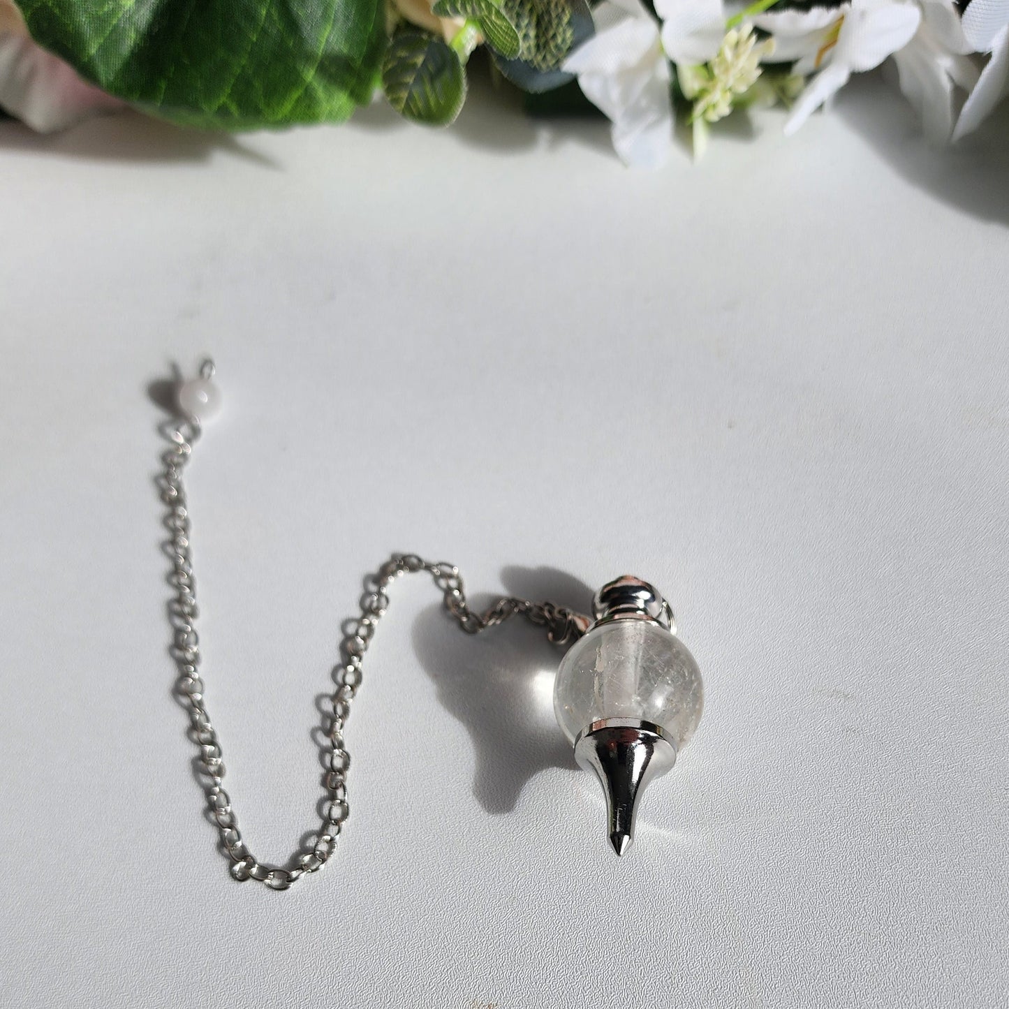 Clear Quartz Ball Pendulum