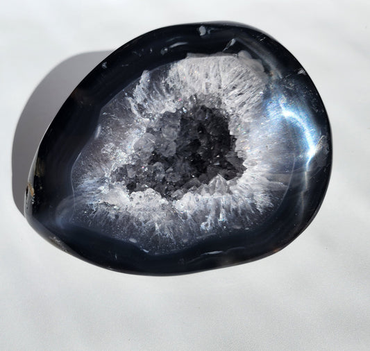 Cut Base Black Agate