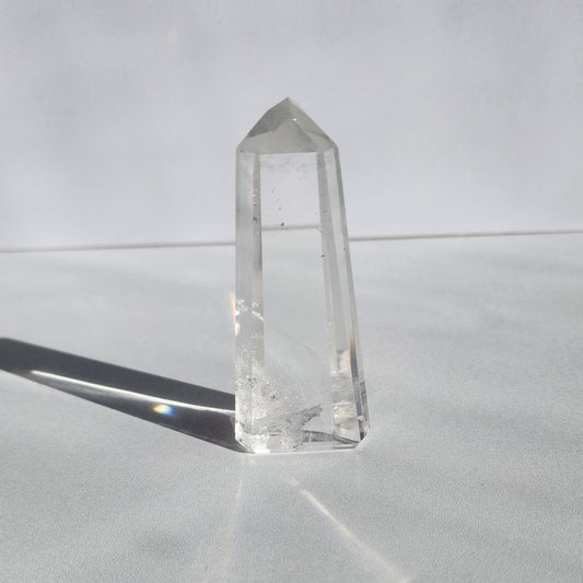 Clear Quartz Point - With Phantom