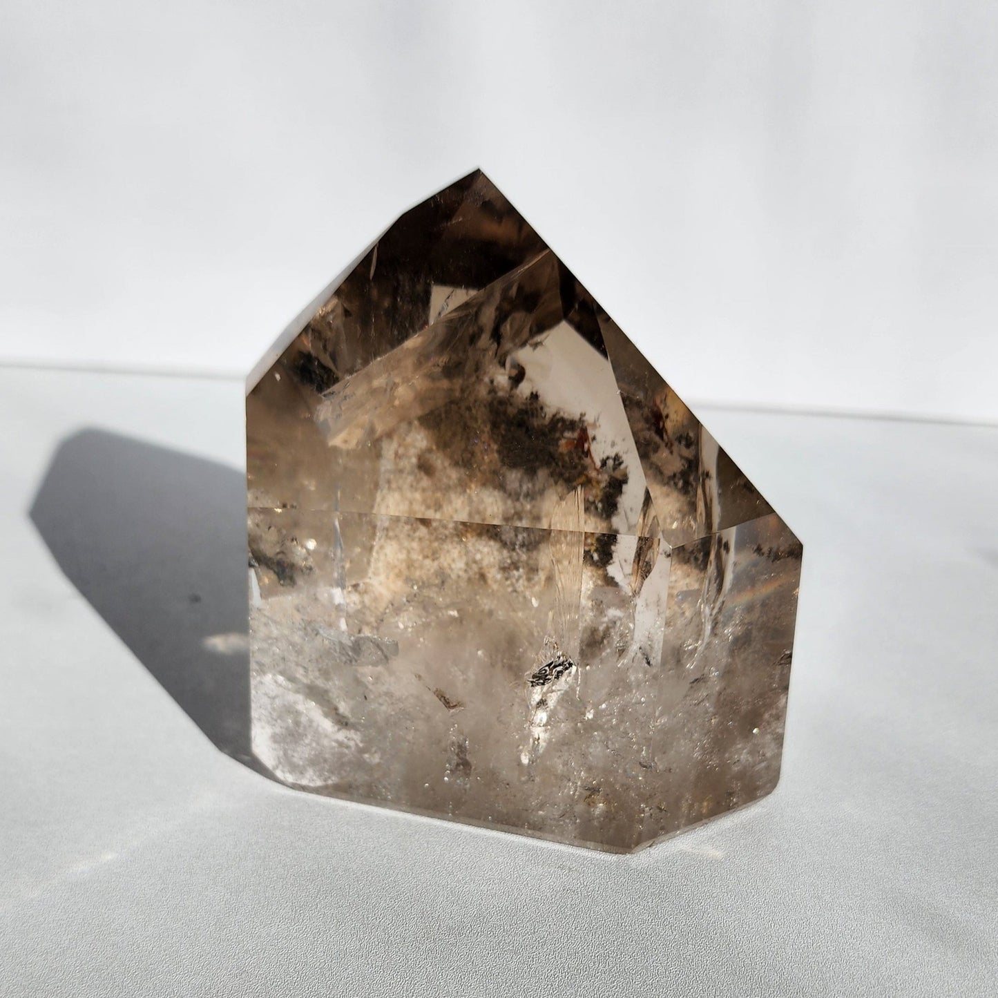 Smokey Quartz Cut Base Point