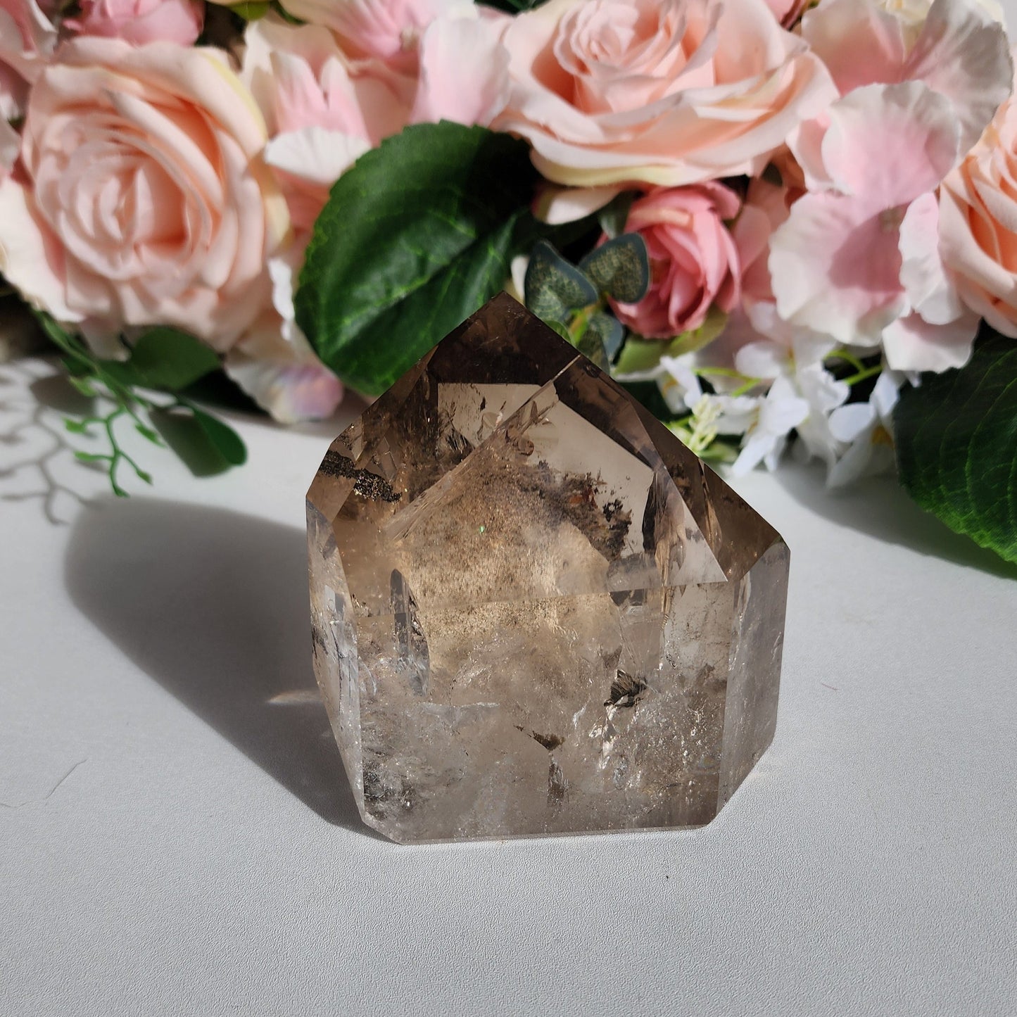 Smokey Quartz Cut Base Point