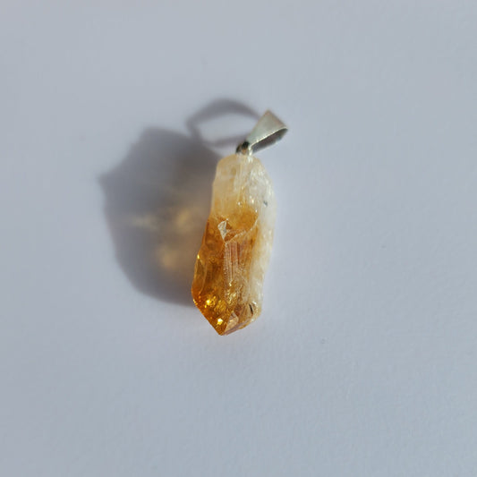 Small Citrine Pendant